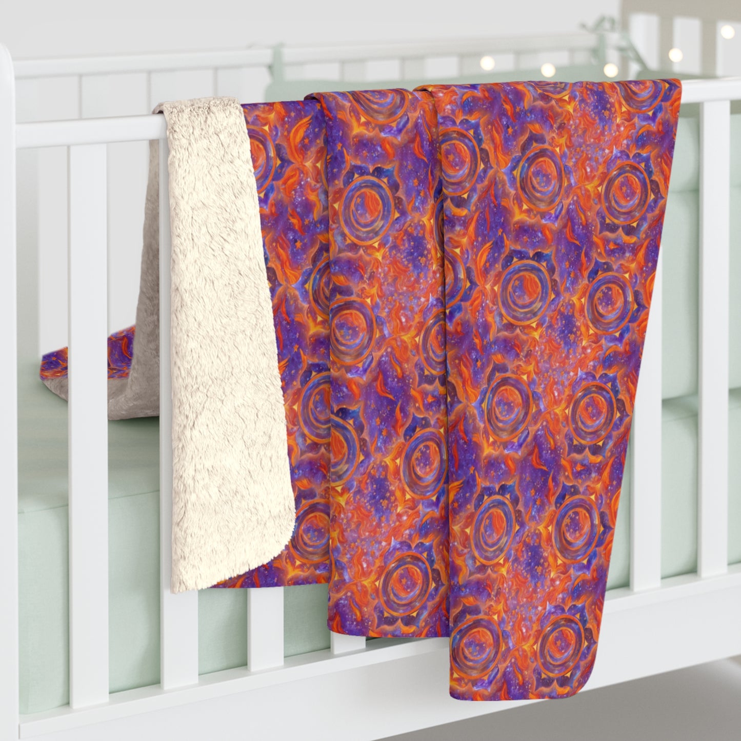 Sacral Chakra Sherpa Blanket
