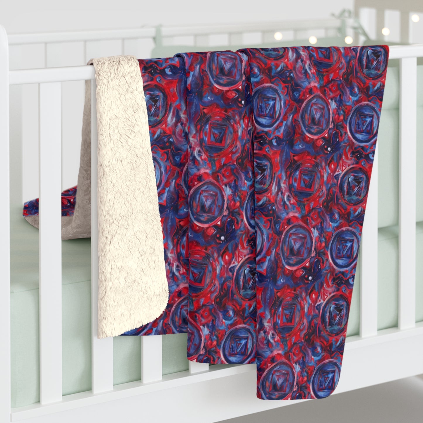 Root Chakra Sherpa Blanket